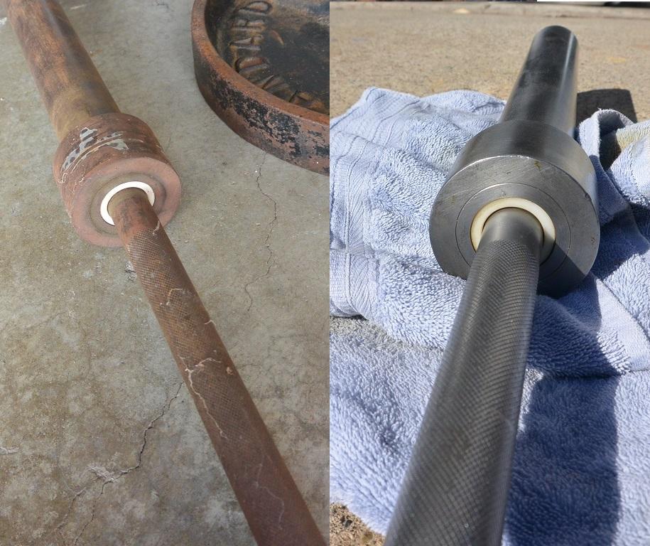 old bars make for good used gym equipment projects