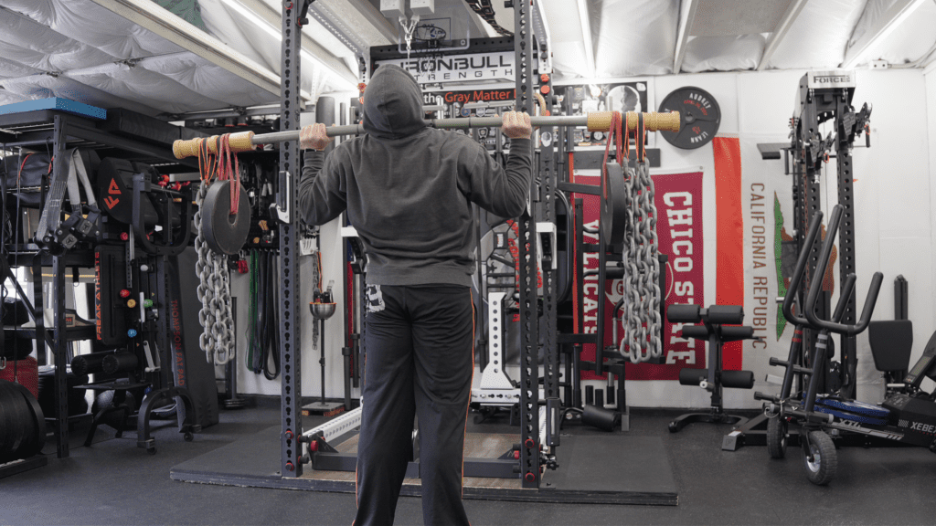 BandbellEarthquakeBar OverheadPress