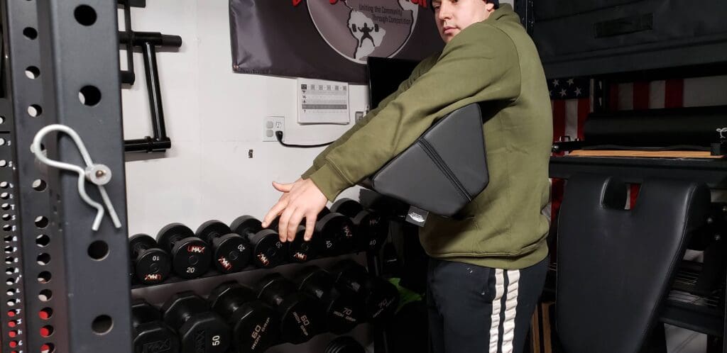 AbMat Preacher Pad Review 7 Preacher Pad Standing