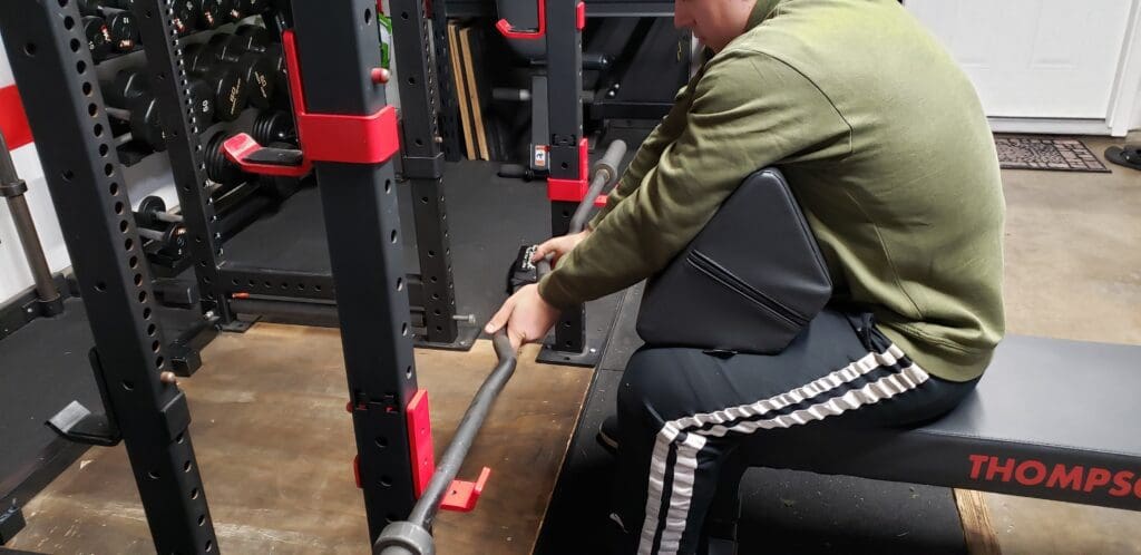 AbMat Preacher Pad Review 6 Preacher Pad Racked
