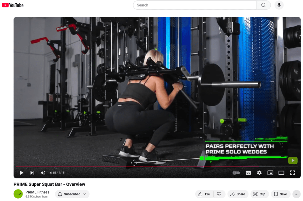 Prime Fitness Super Squat Bar Review - 2026 12 PrimeFitnessSuperSquatBar Screenshot