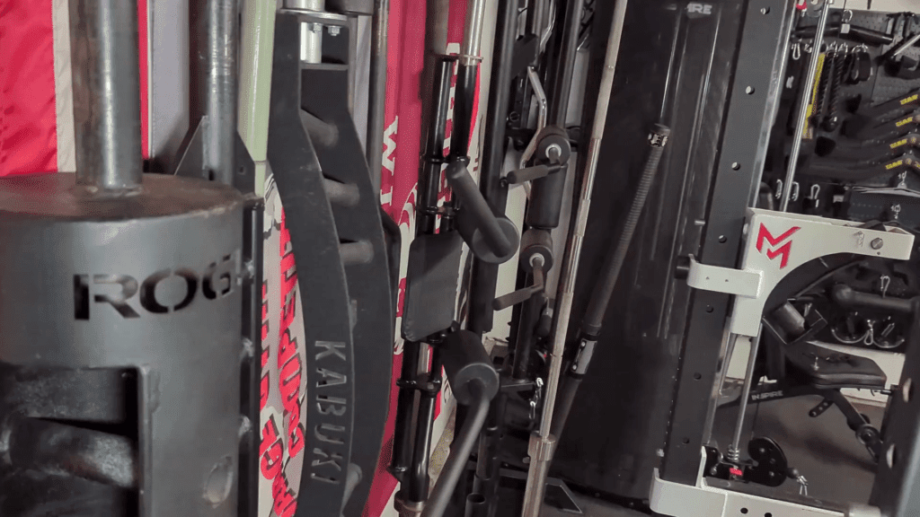 Prime Fitness Super Squat Bar Review - 2026 8 PrimeSuperSquatBar Storage