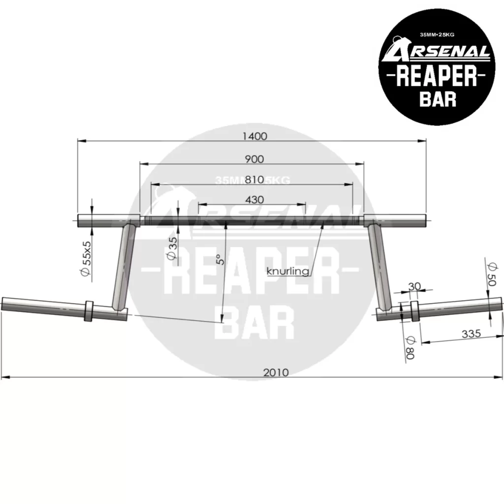 Not the Edge Fitness Systems Cambered Squat Bar but VERY cool