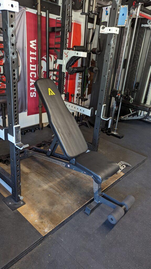 AboveGenius Adjustable Weight Bench fits well in the gym