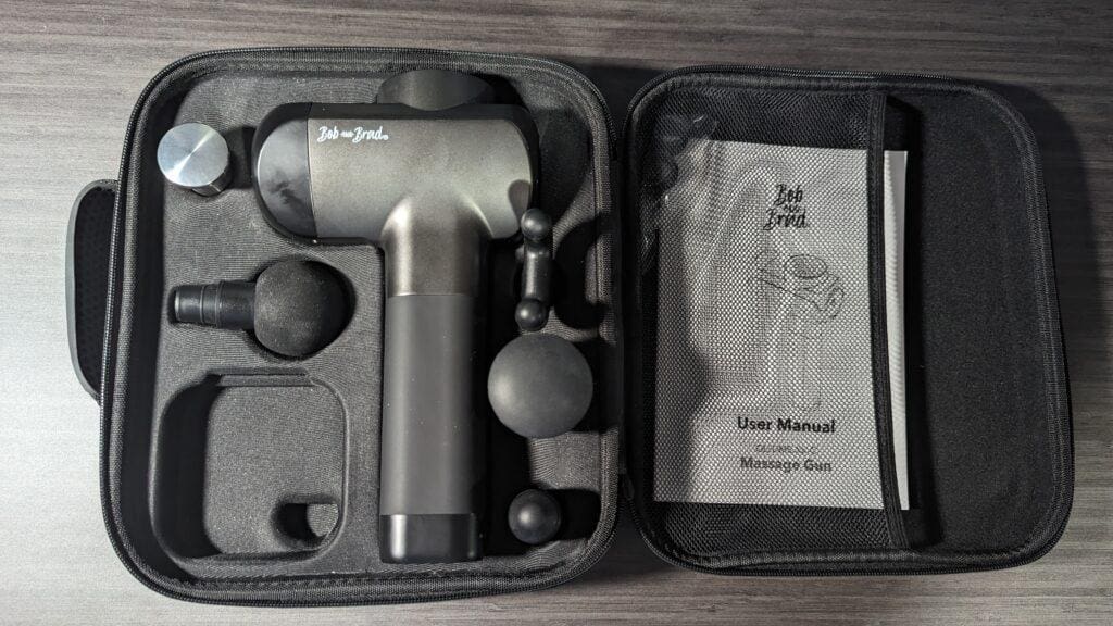Bob and Brad X6 Pro Massage Gun w/ Case