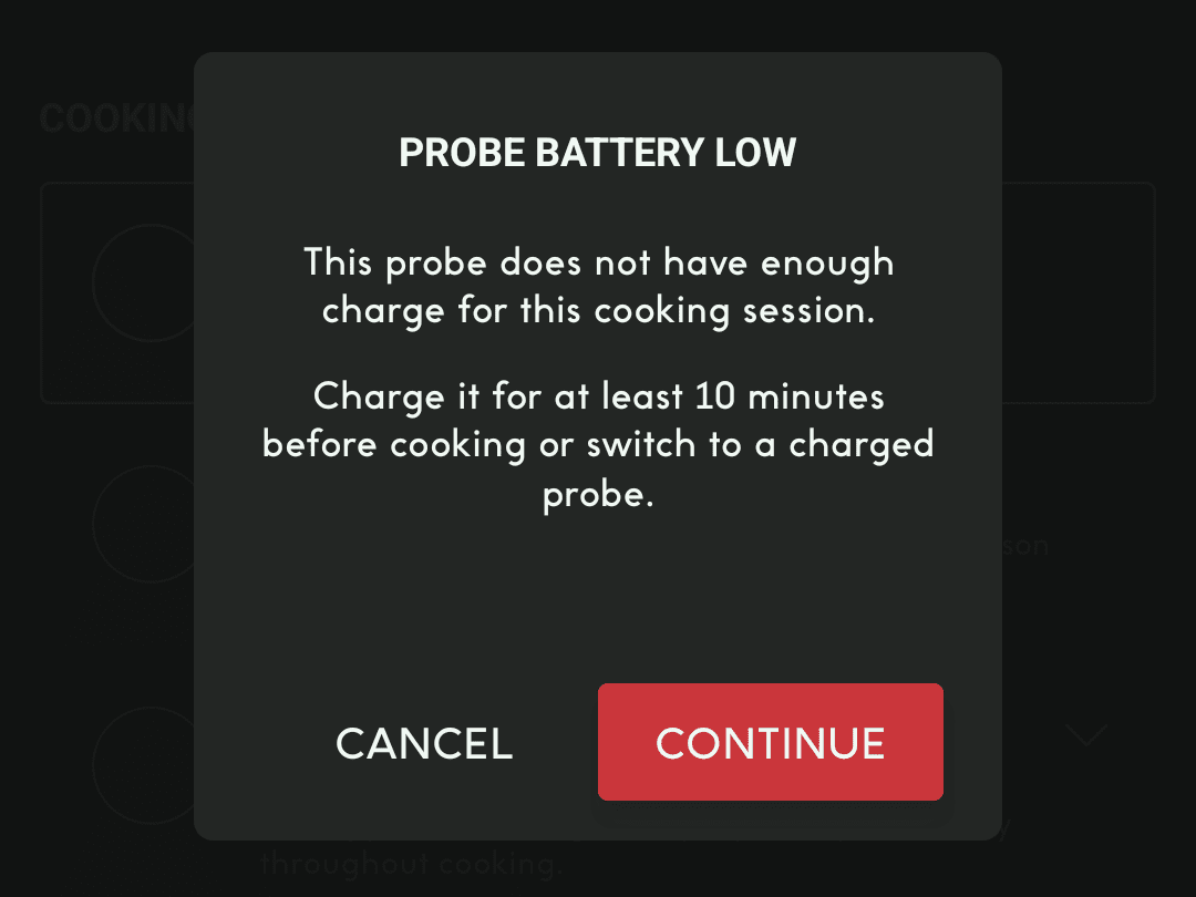Chef IQ Smart Thermometer Review - 2026 19 Chef iQ Smart Thermometer Low Battery