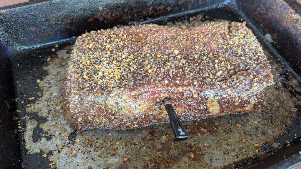 Chef IQ Smart Thermometer Review - 2026 14 London Broil Before