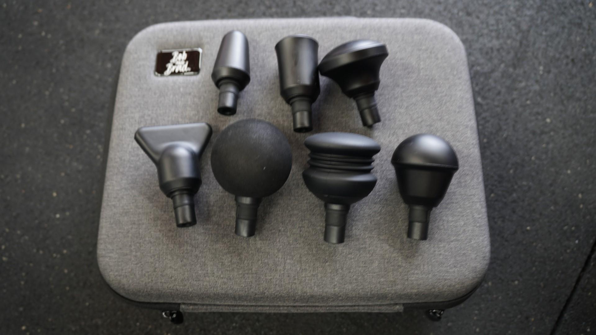 Bob and Brad D6 PRO Massage Gun Review 4 BobandBradD6 Attachments