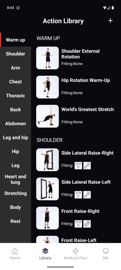 Shogun FLEX Review - Power Packed and Portable - 2025 22 ShogunFLEXApp exercises