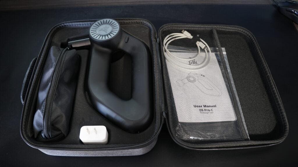 Bob and Brad D6 PRO Massage Gun Review 10 Bob and Brad D6 PRO Massage Gun Case
