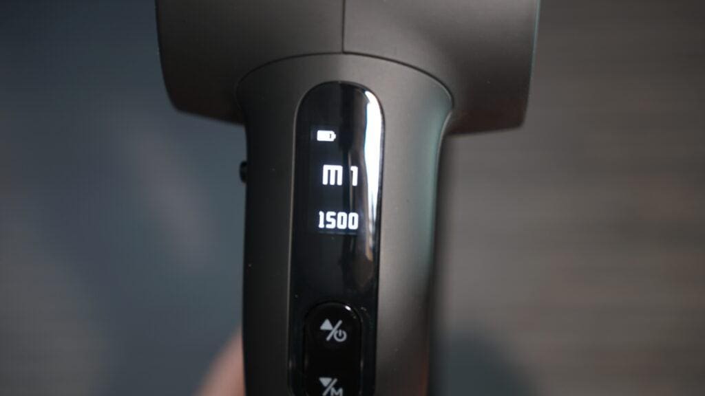 Bob and Brad D6 PRO Massage Gun Review 12 BobBradD6PROMassageGun LowSetting