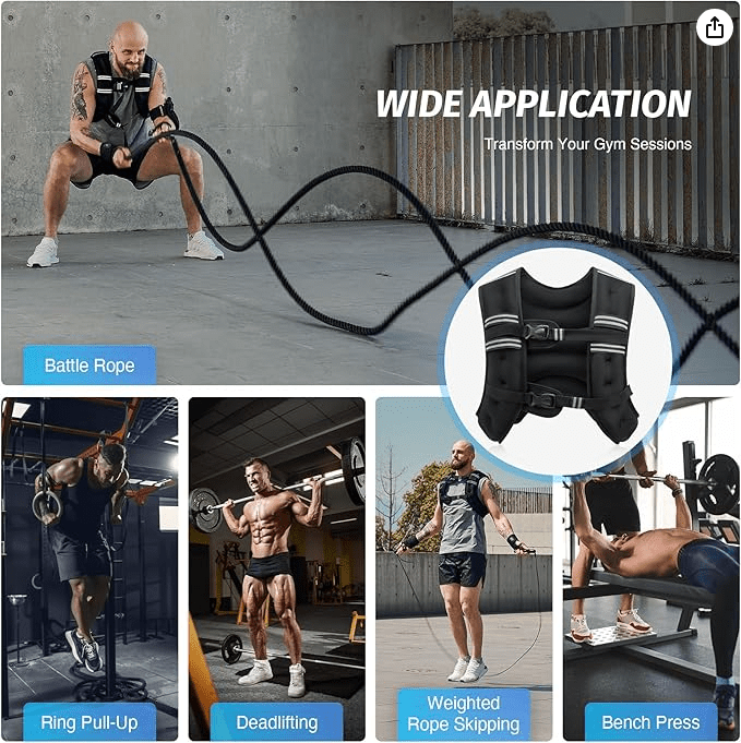 ZELUS Weighted Vest Review - Solid Rucking Alternative Under $100 10 WeightedVest Ad2