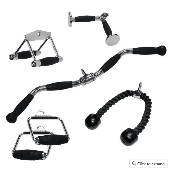 The FIRST 5 Cable Attachments To Buy For Your Home Gym 2 Cable Attachment Bundle