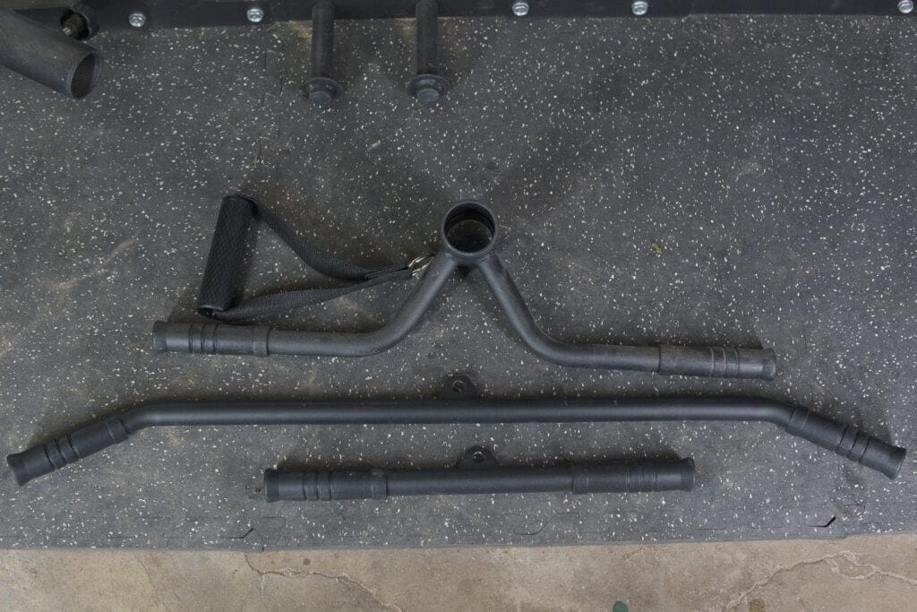 EVOLPOW P3A Tank Review - The BEST Budget All-In-One Home Gym Rack in 2026? 14 EVOLPOWP3ATank CableAttachments