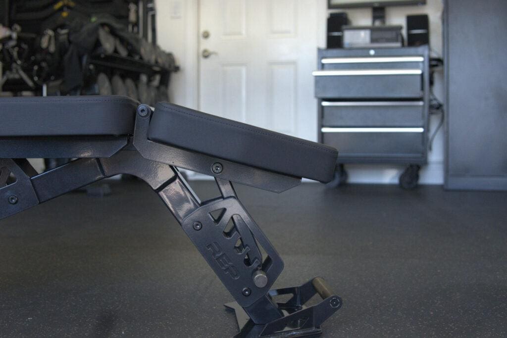 REP Nighthawk Bench Review: My Wife's Favorite Bench of 2026 24 REPFitnessNightHawk FrontAngle1