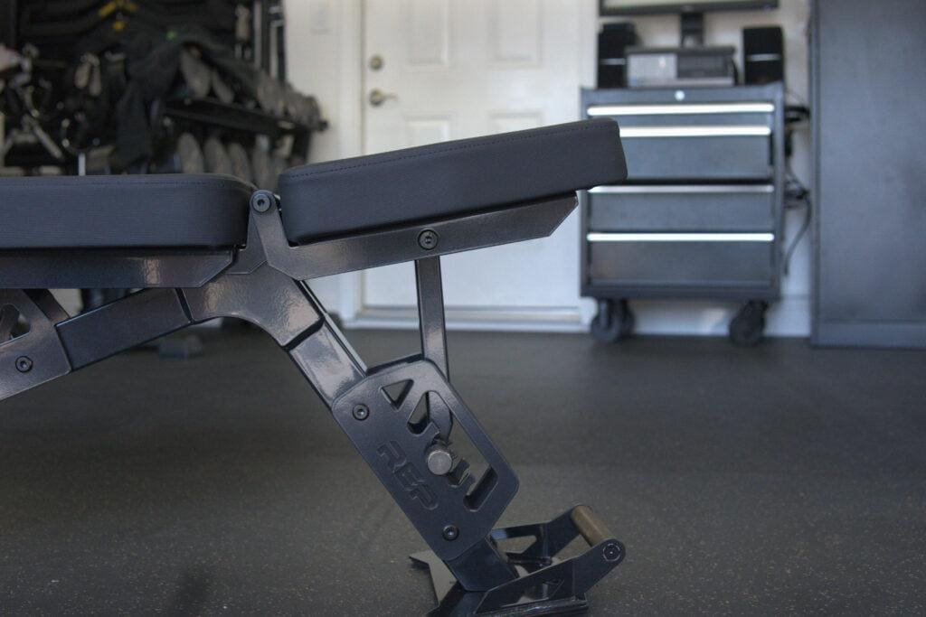 REP Nighthawk Bench Review: My Wife's Favorite Bench of 2026 25 REPFitnessNightHawk FrontAngle3