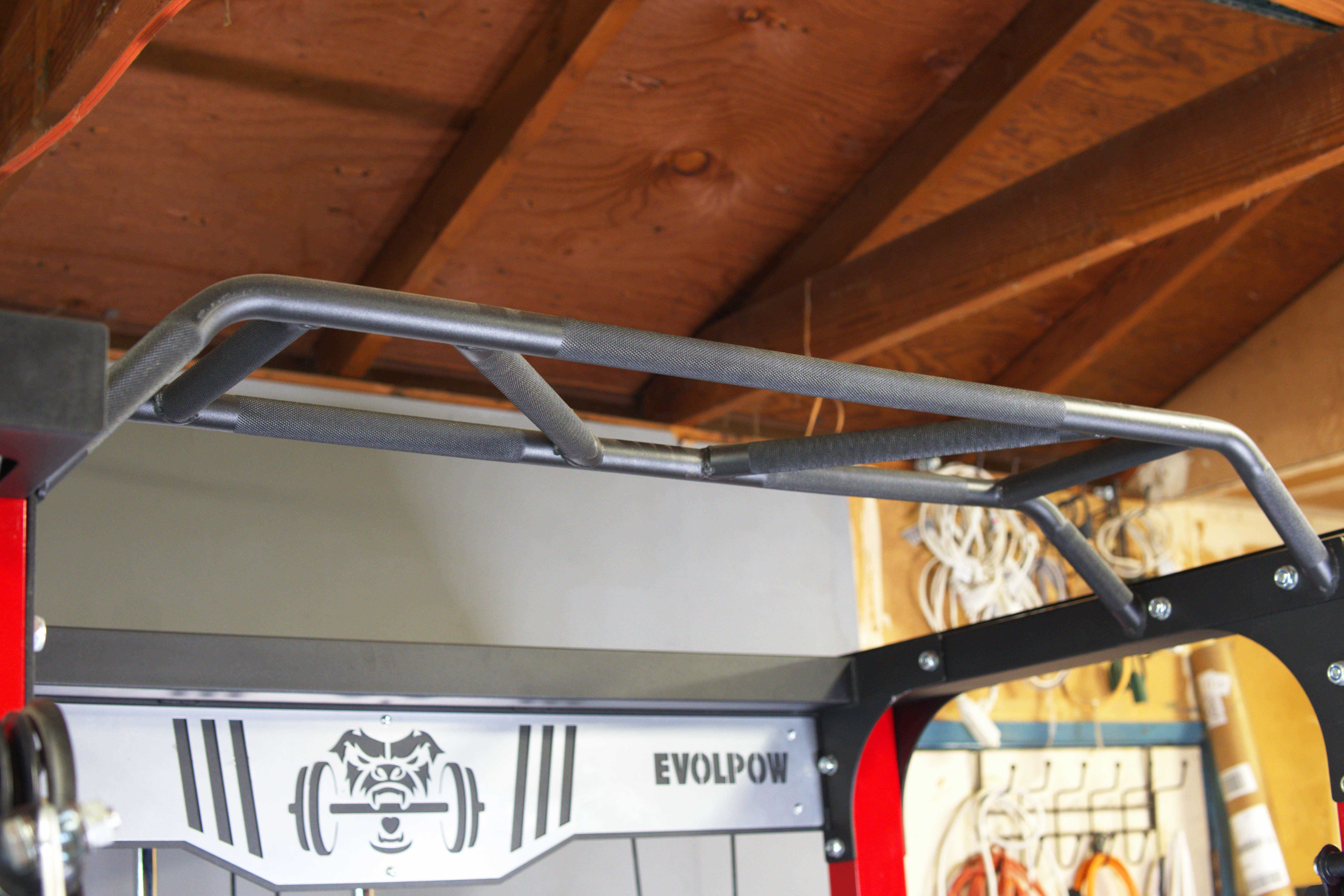 EVOLPOW P3A Tank Review - The BEST Budget All-In-One Home Gym Rack in 2026? 21 EVOLPOWP3ATank PullUpBar