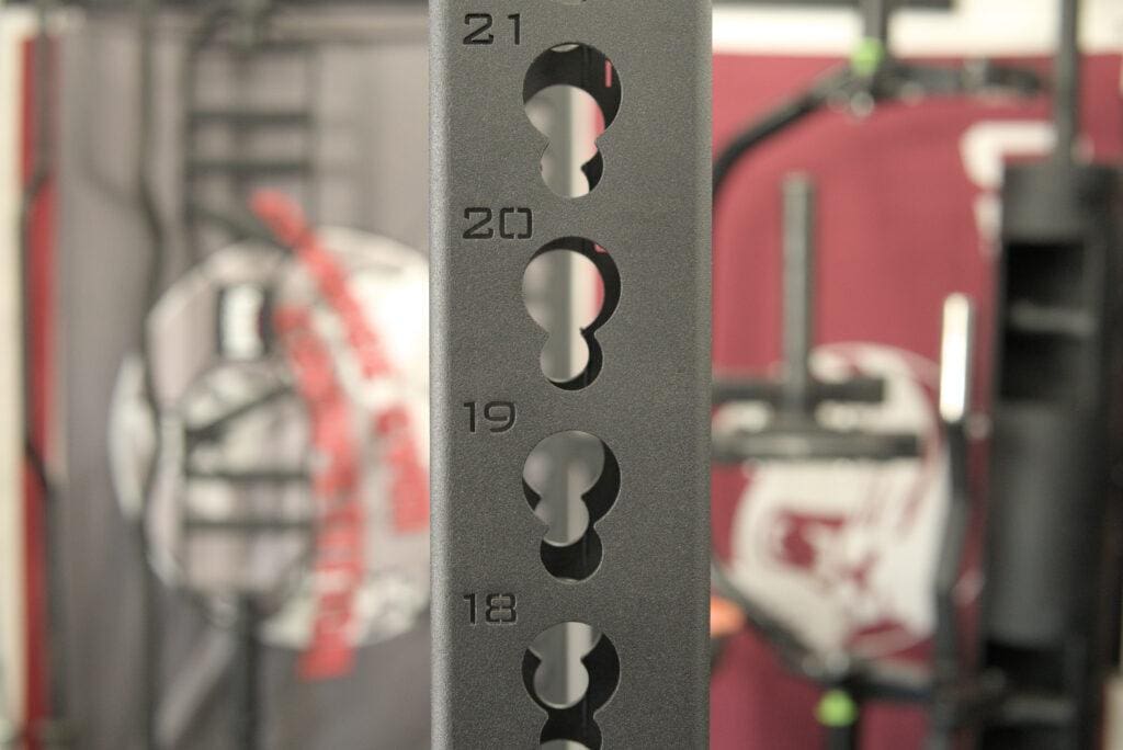 IronBulllStrengthFrankensteinRack Keyholes