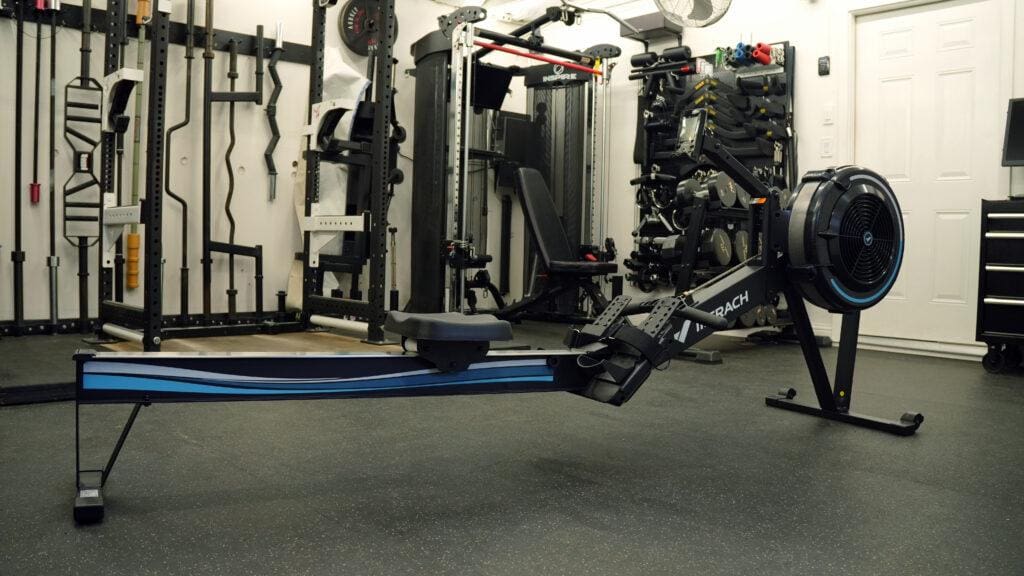 MERACH NovaRow R50 Rower Review - BUDGET Concept2? 11 MerachNovaRowR50Rower SidePic