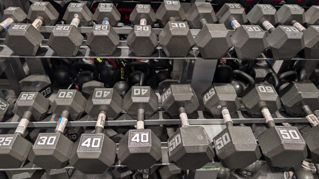 IronHexDumbbells